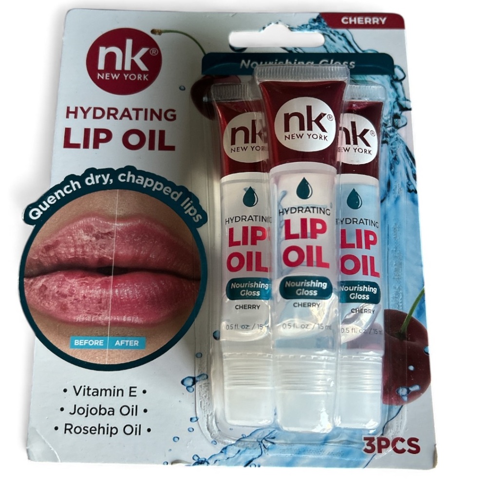 NK New York Cherry Hydrating Lip Oil Set